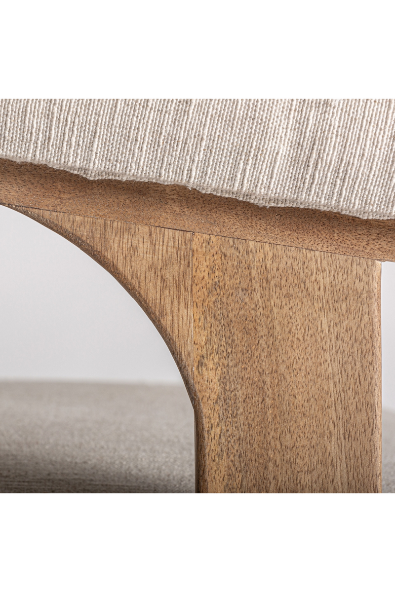 Mango Wood Curved Armchair | Vical Home Racoud | Oroatrade.com