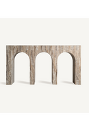 Arched Travertine Console Table | Vical Home Viaud | Oroatrade.com
