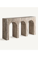 Arched Travertine Console Table | Vical Home Viaud | Oroatrade.com