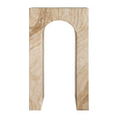 Hospitality furniture - Travertine Arc Side Table - www.oroatrade.com