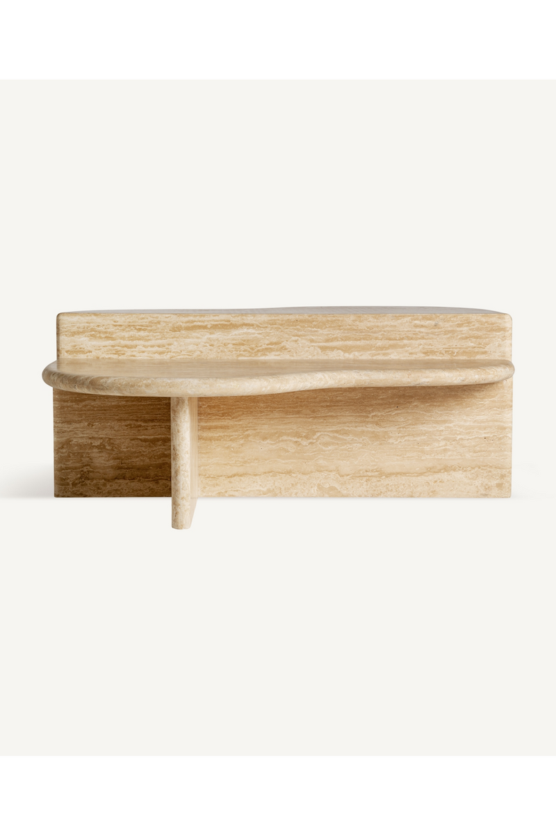 Travertine Organic Coffee Table Set (2) | Vical Home Thiennes | Oroatrade.com