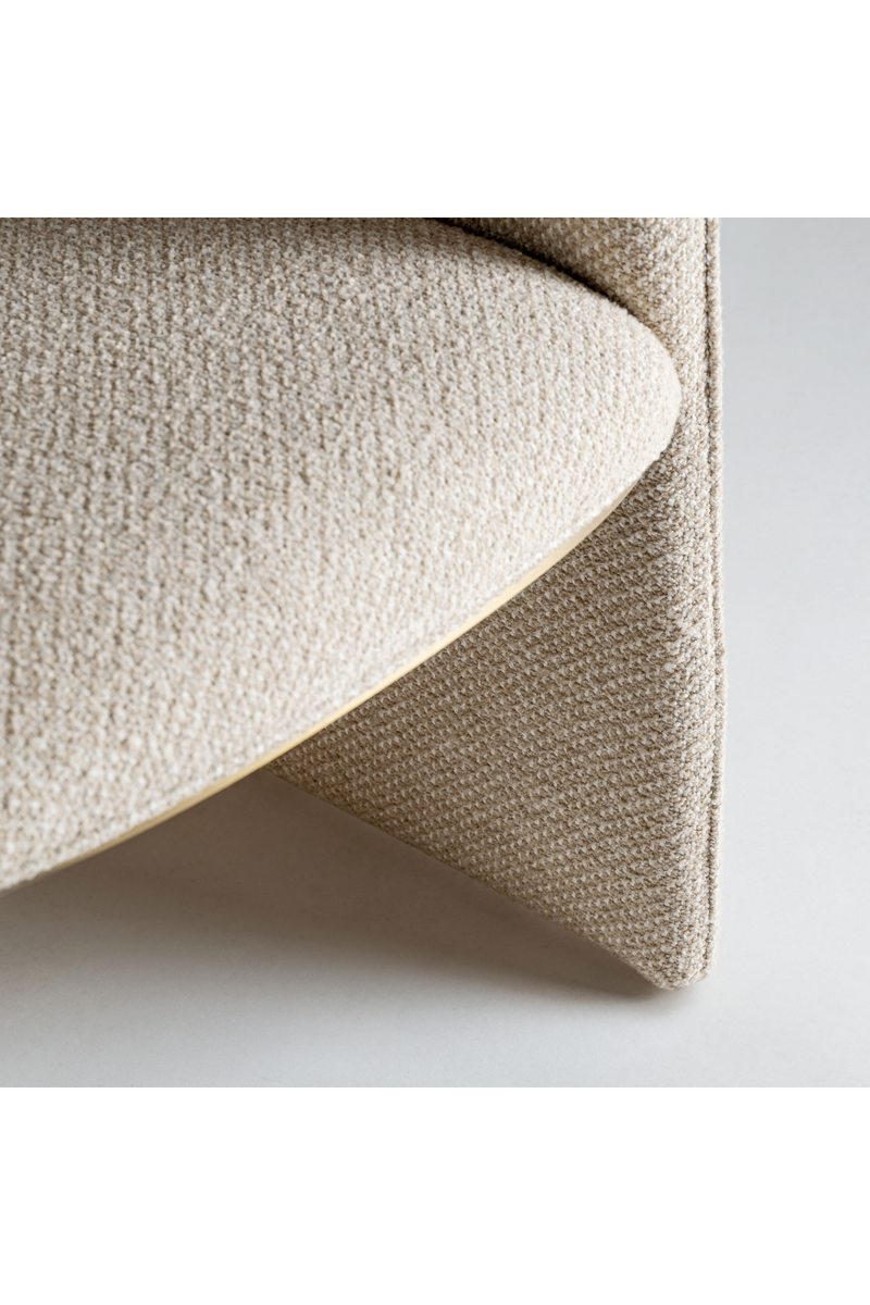 Beige Upholstered Armchair | Vical Home Mayun | Oroatrade.com