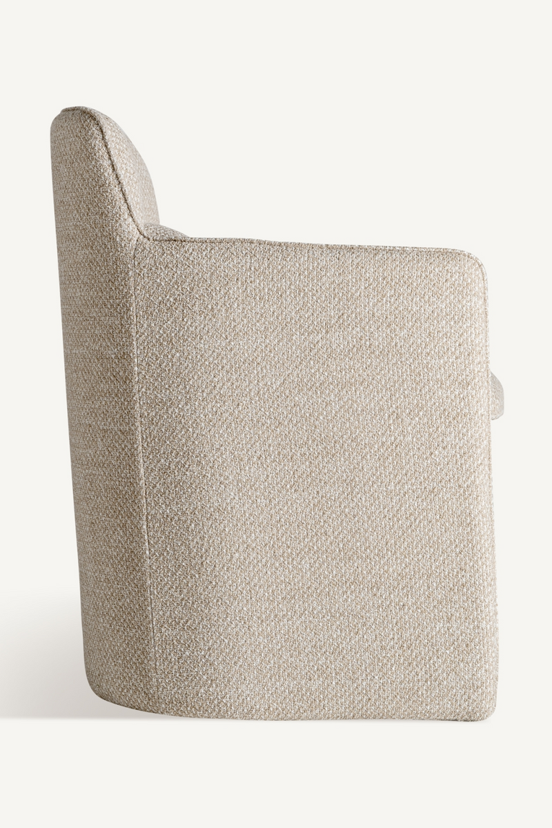 Beige Upholstered Armchair | Vical Home Mayun