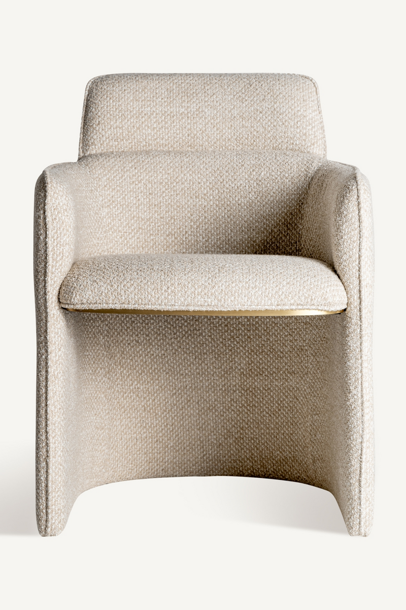 Beige Upholstered Armchair | Vical Home Mayun | Oroatrade.com