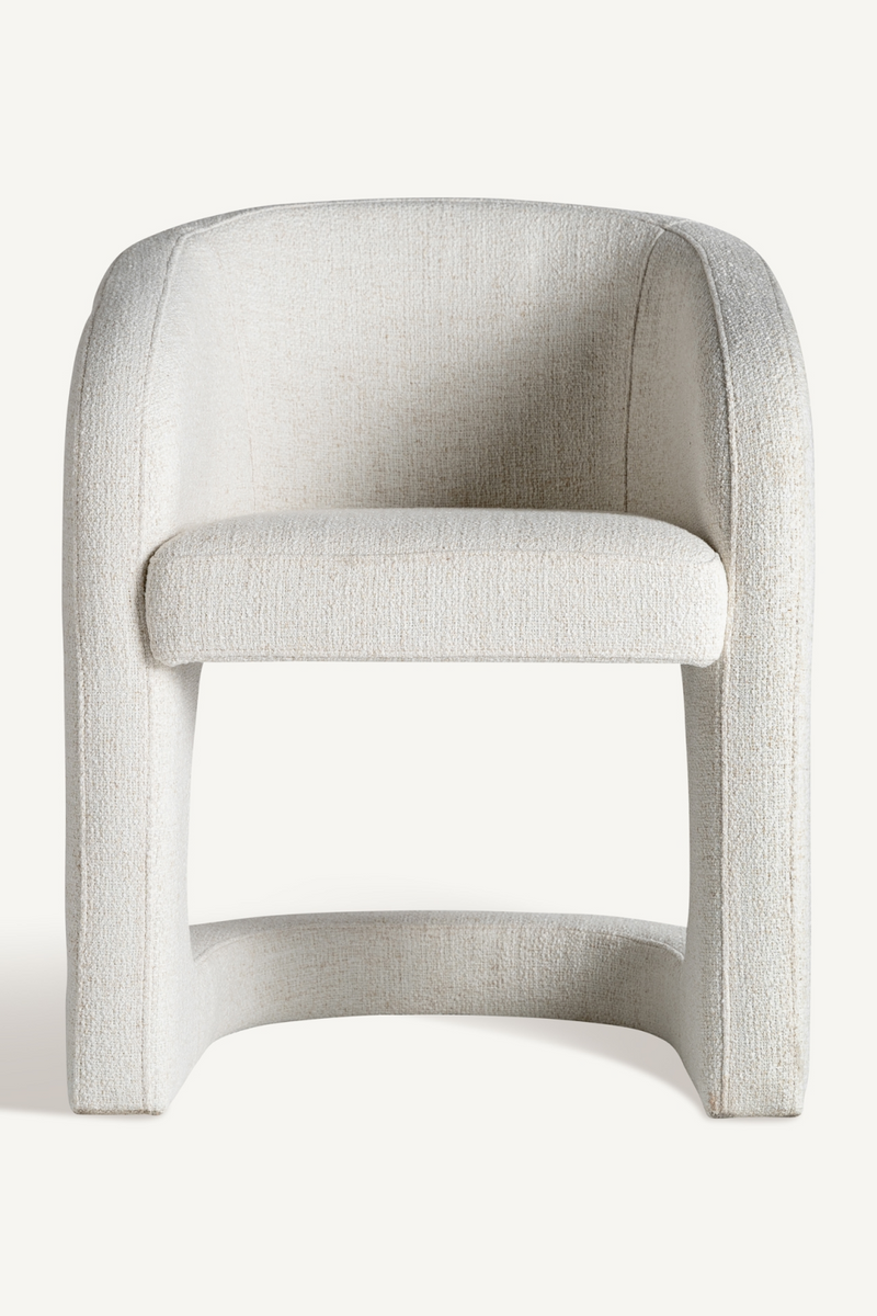 White Art Deco 2-Seater Armchair | Vical Home Bilais | Oroatrade.com