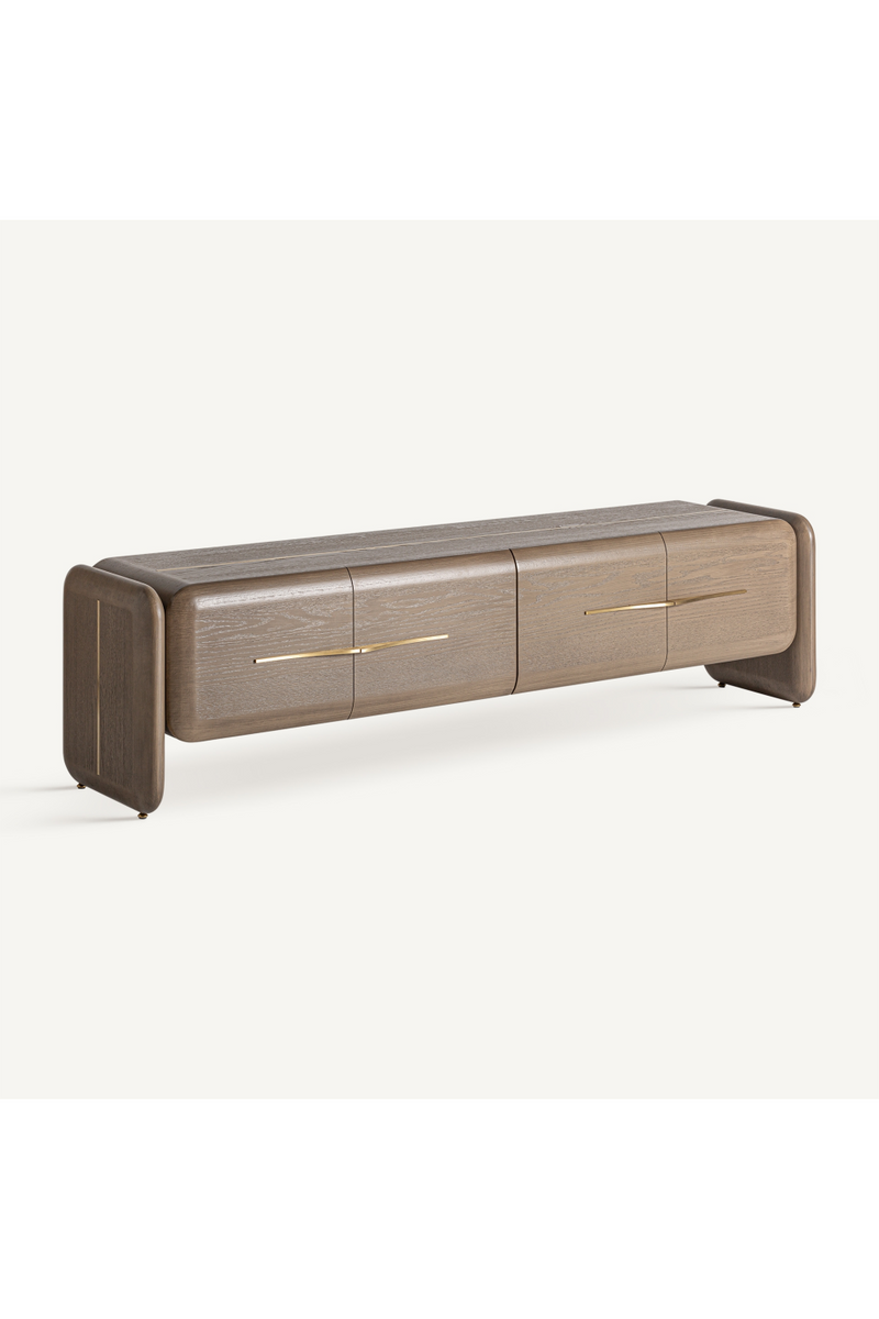 2-Drawer Oak Media Unit | Vical Home Ussel | Oroatrade.com