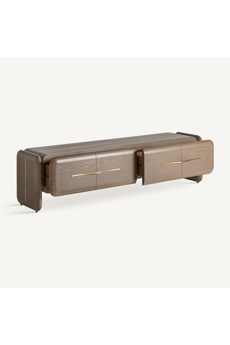 2-Drawer Oak Media Unit | Vical Home Ussel | Oroatrade.com