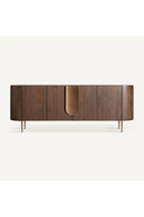 Brown Oak 4-Door Sideboard | Vical Home Treignac | Oroatrade.com