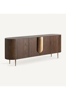 Brown Oak 4-Door Sideboard | Vical Home Treignac | Oroatrade.com