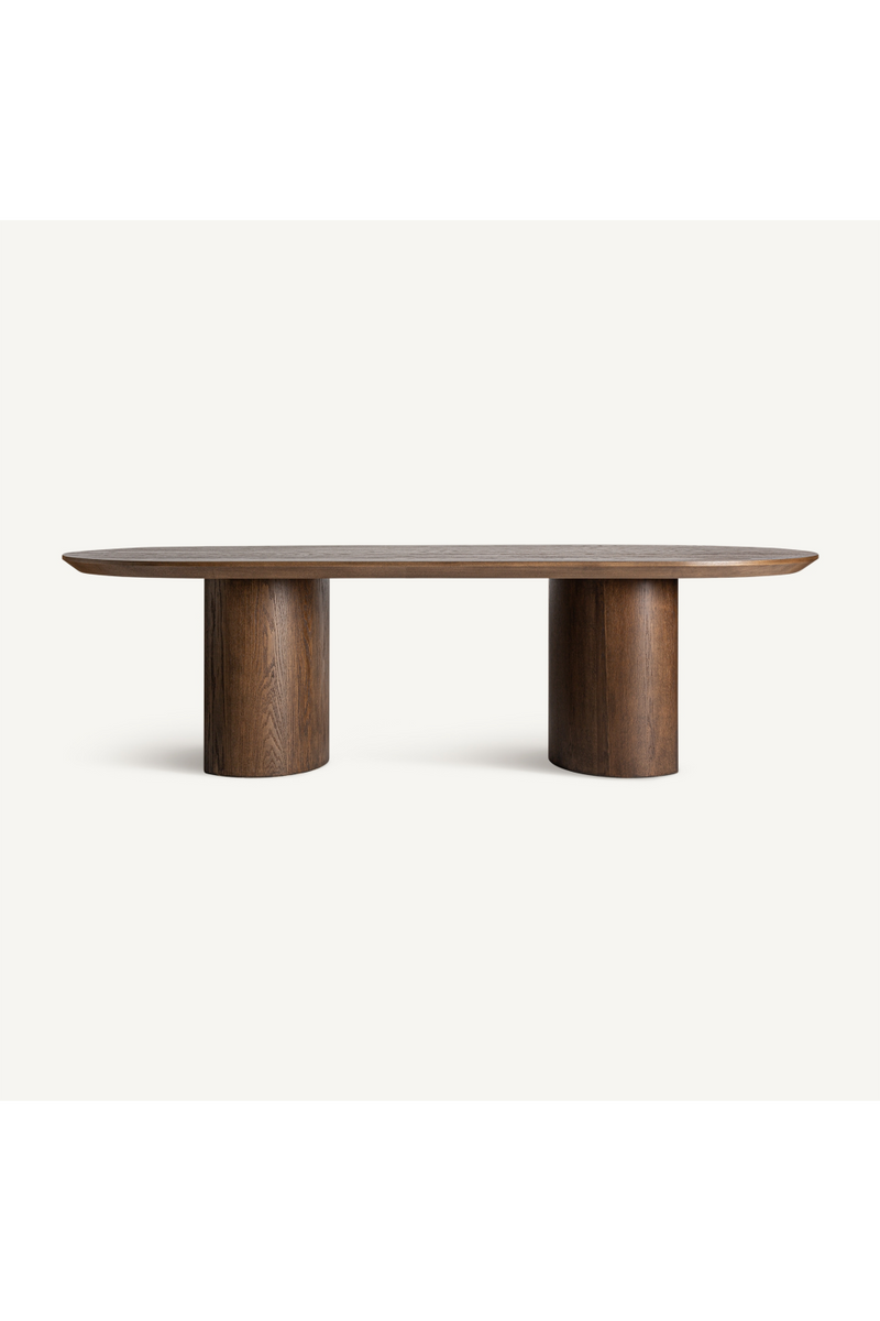 Brown Oak Dining Table | Vical Home Treignac | Oroatrade.com