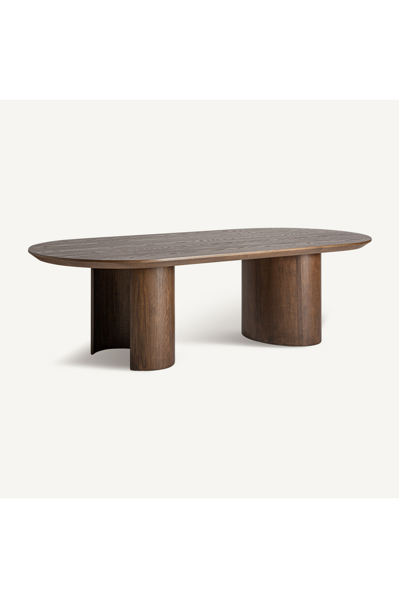 Brown Oak Dining Table | Vical Home Treignac | Oroatrade.com