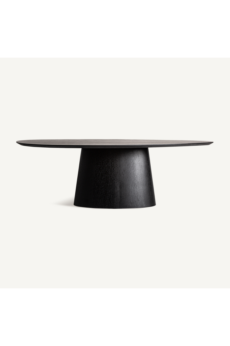 Black Oak Oval Dining Table | Vical Home Weggis | Oroatrade.com