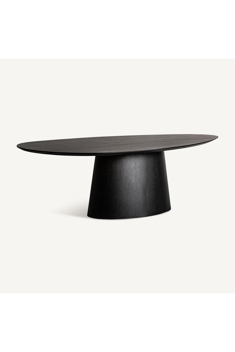 Black Oak Oval Dining Table | Vical Home Weggis | Oroatrade.com