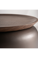 Brown Cylindrical Side Table | Vical Home Bugdorf | Oroatrade.com