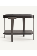 Brown Glass Top Side Table | Vical Home Breil | Oroatrade.com