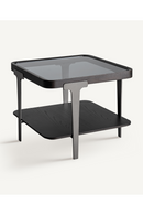 Brown Glass Top Side Table | Vical Home Breil | Oroatrade.com