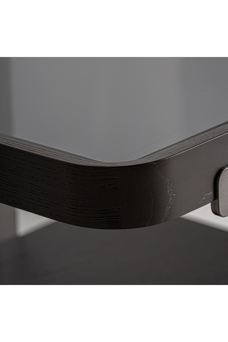 Brown Glass Top Side Table | Vical Home Breil | Oroatrade.com