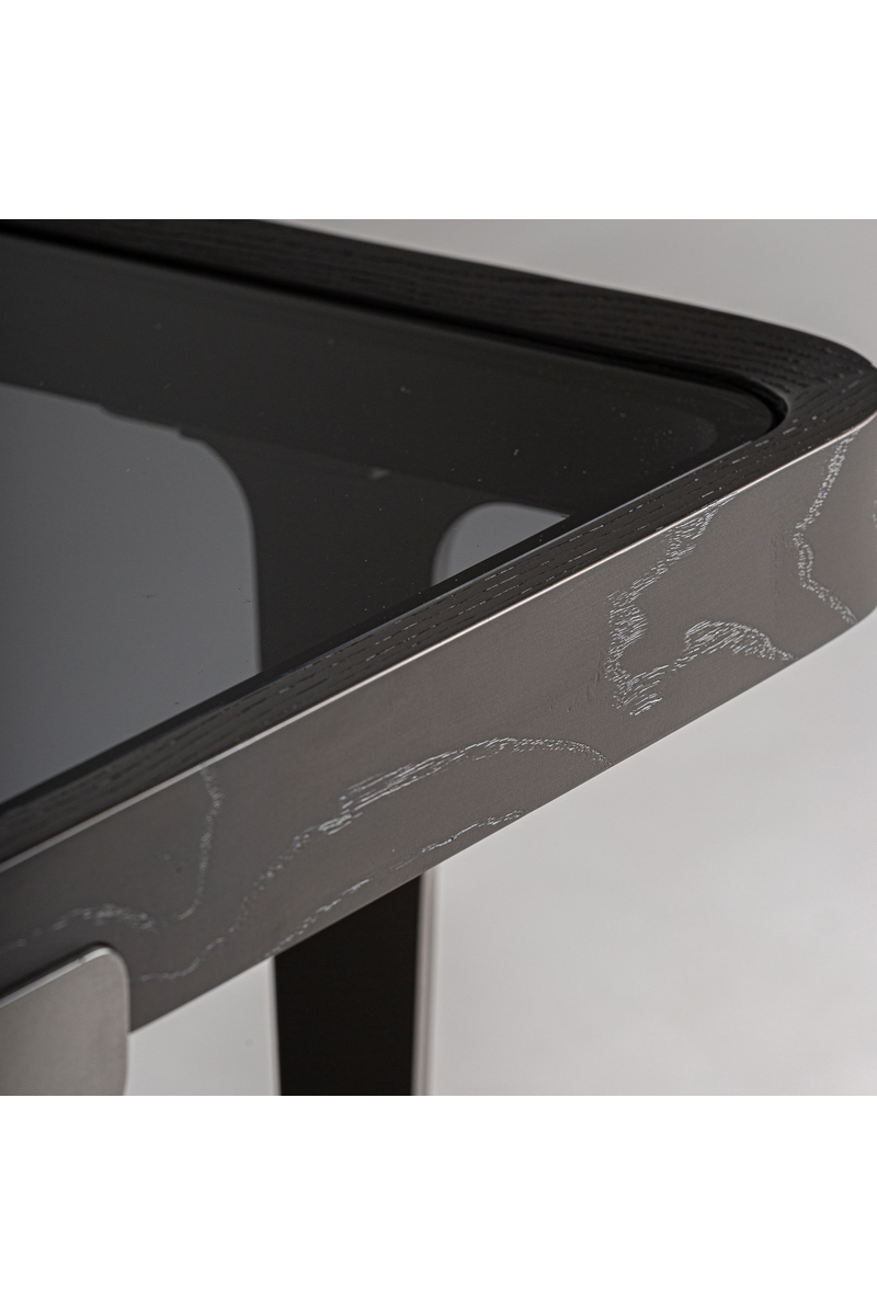 Brown Glass Top Side Table | Vical Home Breil | Oroatrade.com