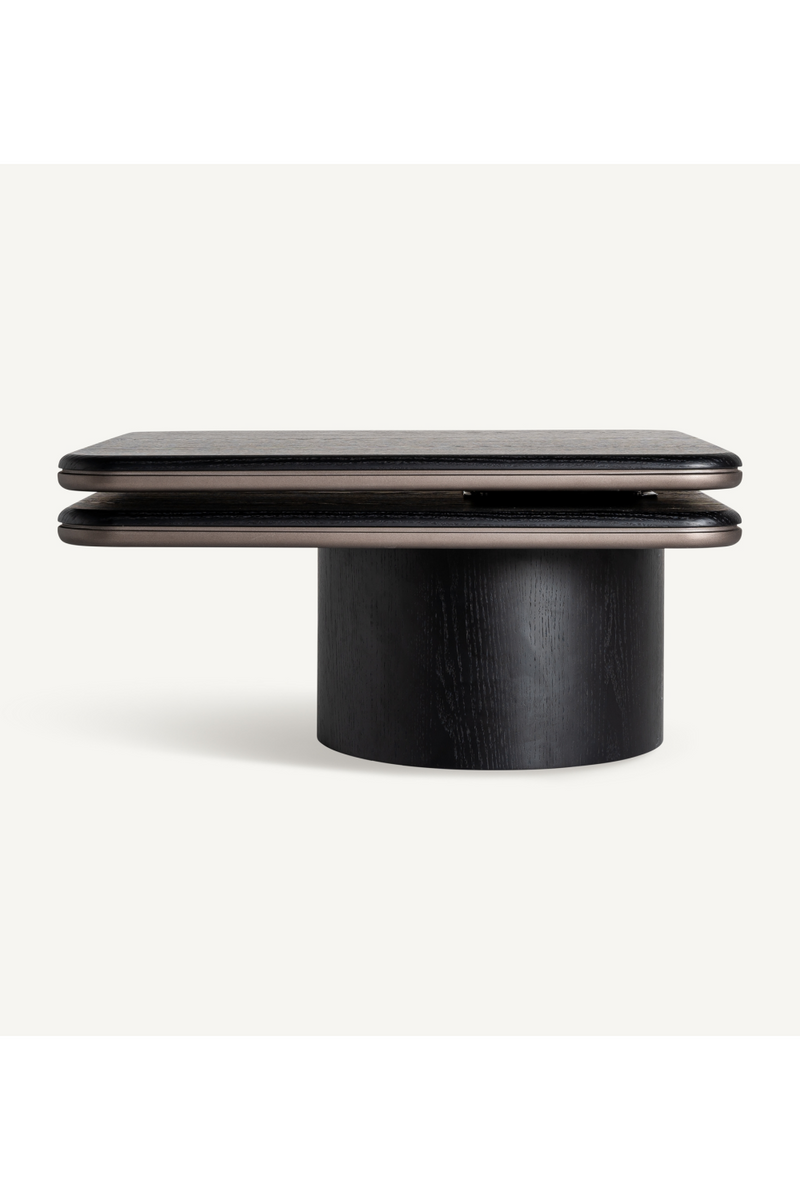 Black Oak Detacheable Coffee Table | Vical Home Breil | Oroatrade.com