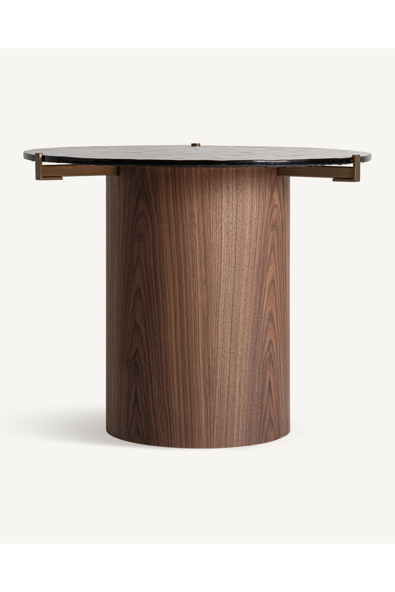 Brown Pedestal Side Table | Vical Home Giswil | Oroatrade.com