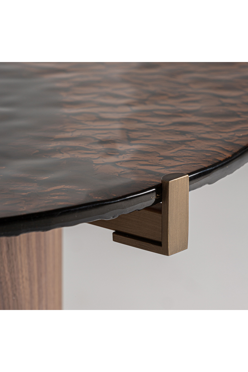 Brown Pedestal Side Table | Vical Home Giswil | Oroatrade.com