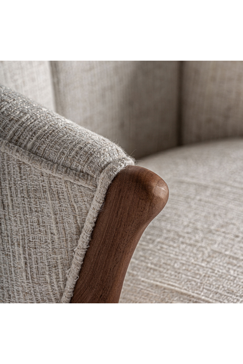 Beige Curved Bar Stool | Vical Home Douze | Oroatrade.com