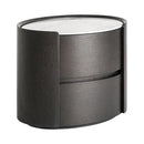 Black Oval Bedside Table | Vical Home Zofingen