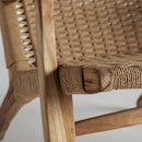 Teak Framed Fiber Lounge Chair | Vical Home Vaduz