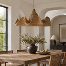 Hospitality furniture - Wavy Rattan Pendant Light - www.oroatrade.com