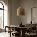 Woven Brown Rattan Pendant Lamp | Vical Home Hatelhe