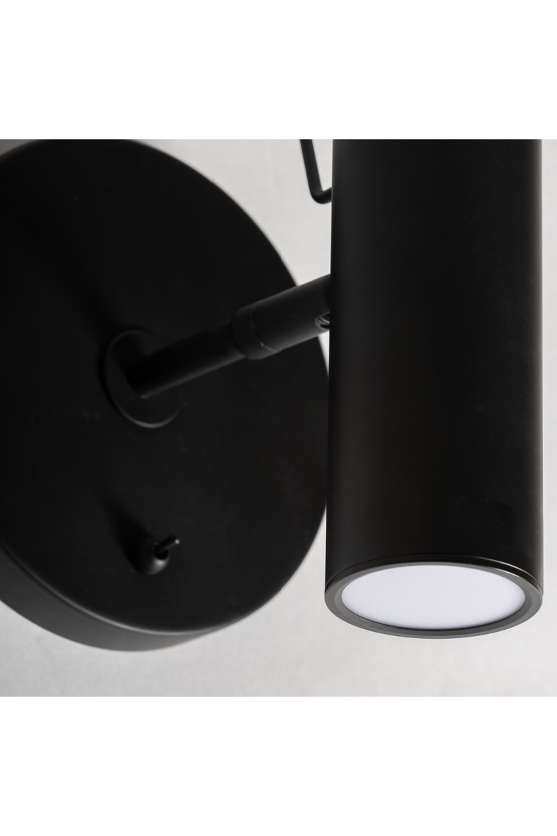 Black Cylindrical Wall Lamp | Vical Home Speldorf | Oroatrade.com