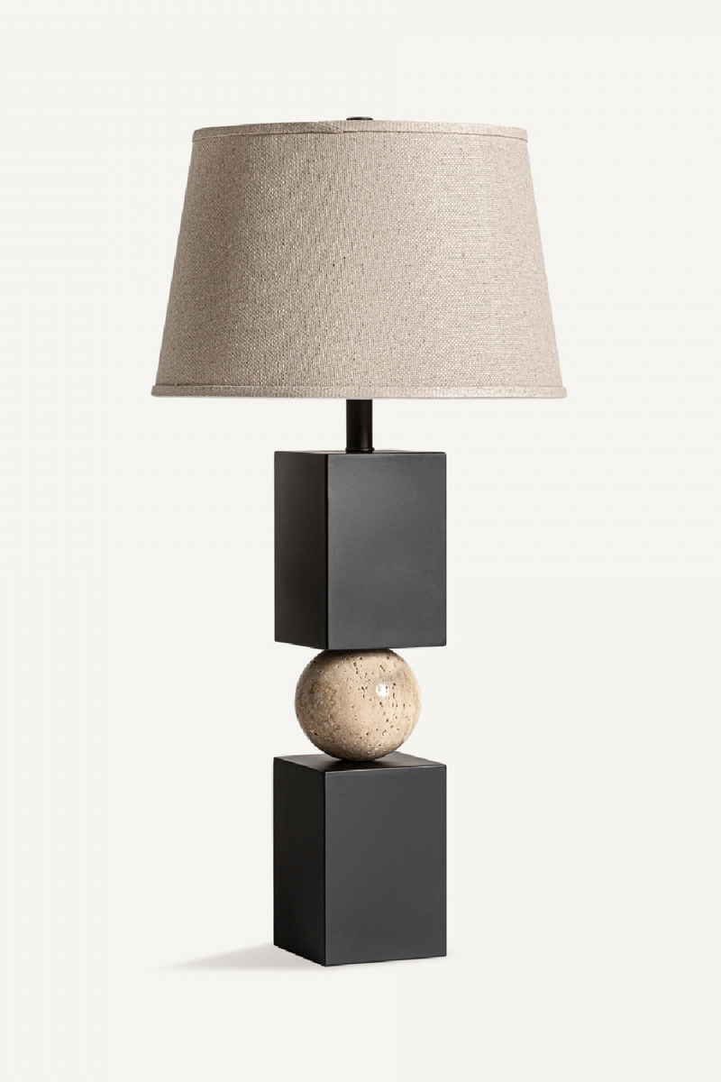 Black Marble Table Lamp | Vical Home | Oroatrade.com