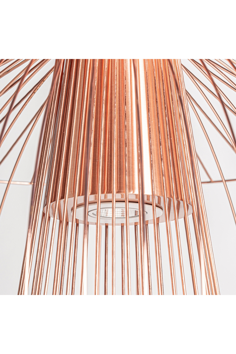 Copper Art Deco Chandelier | Vical Home | Oroatrade.com