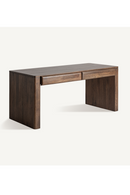Mango Wood 2-Drawer Desk | Vical Home Gibles | Oroatrade.com