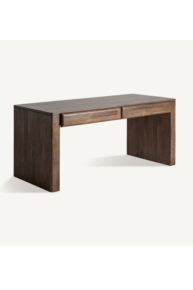 Mango Wood 2-Drawer Desk | Vical Home Gibles | Oroatrade.com