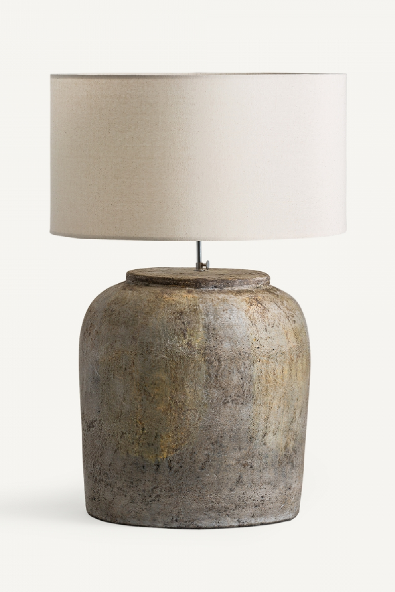 Gray Terracotta Table Lamp | Vical Home Sigrid | Oroatrade.com