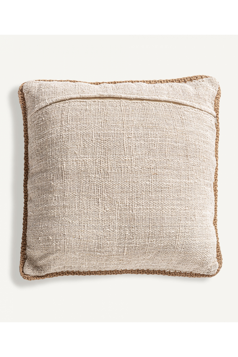 Brown Woven Cotton Cushion | Vical Home Serun | Oroatrade.com