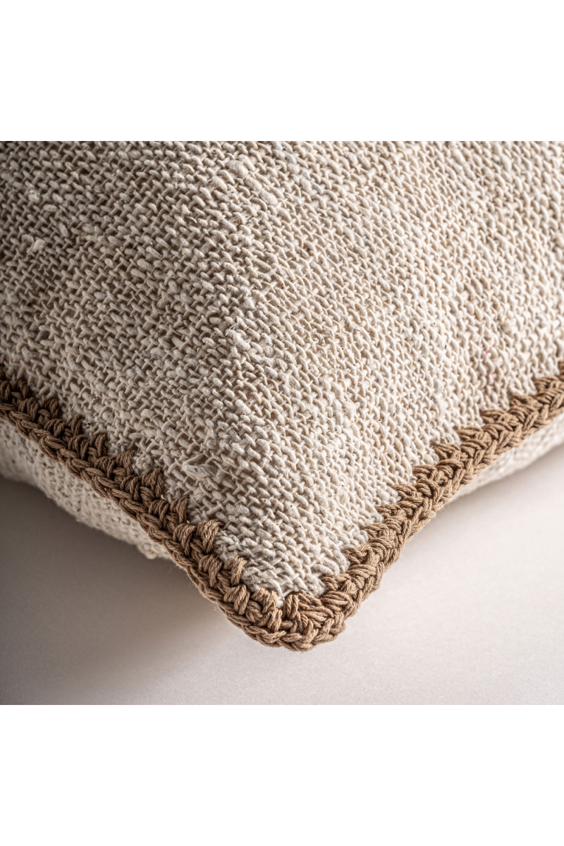 Brown Woven Cotton Cushion | Vical Home Serun | Oroatrade.com