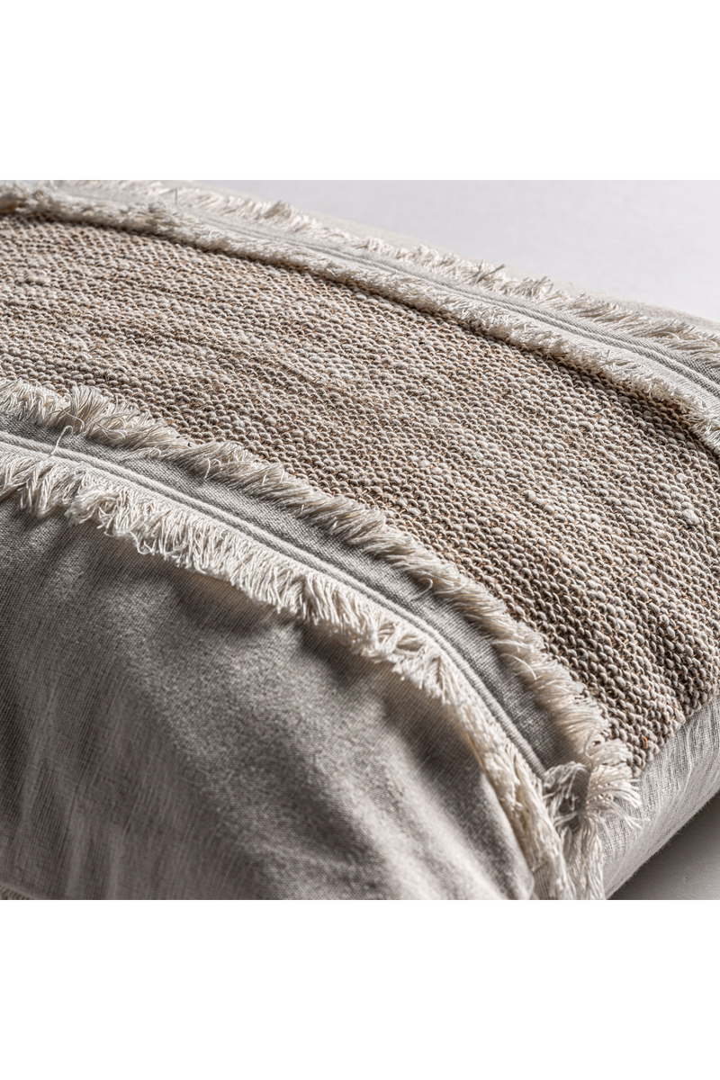 Fringed Cotton Cushion | Vical Home Clancy | Oroatrade.com