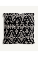 Black Cotton Printed Cushion | Vical Home Cleoa | Oroatrade.com