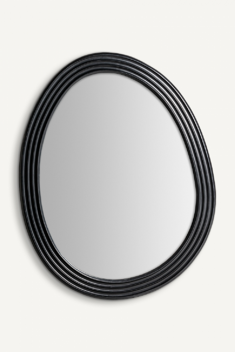 Black Organic-Shaped Mirror | Vical Home | Oroatrade.com