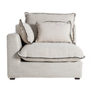 White Corner Modular Sofa | Vical Home Bief