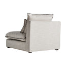 White Corner Modular Sofa | Vical Home Bief