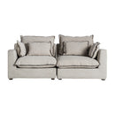 White Corner Modular Sofa | Vical Home Bief