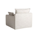 Hospitality furniture - White Right Corner Modular Sofa - www.oroatrade.com