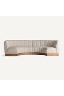 Beige Channeled Central Sofa | Vical Home Lurcy | Oroatrade.com