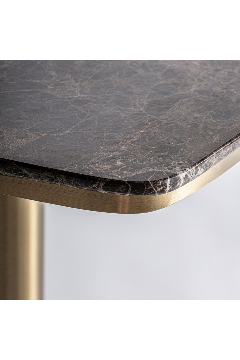 Brown Marble Bar Table | Vical Home Valreas | Oroatrade.com