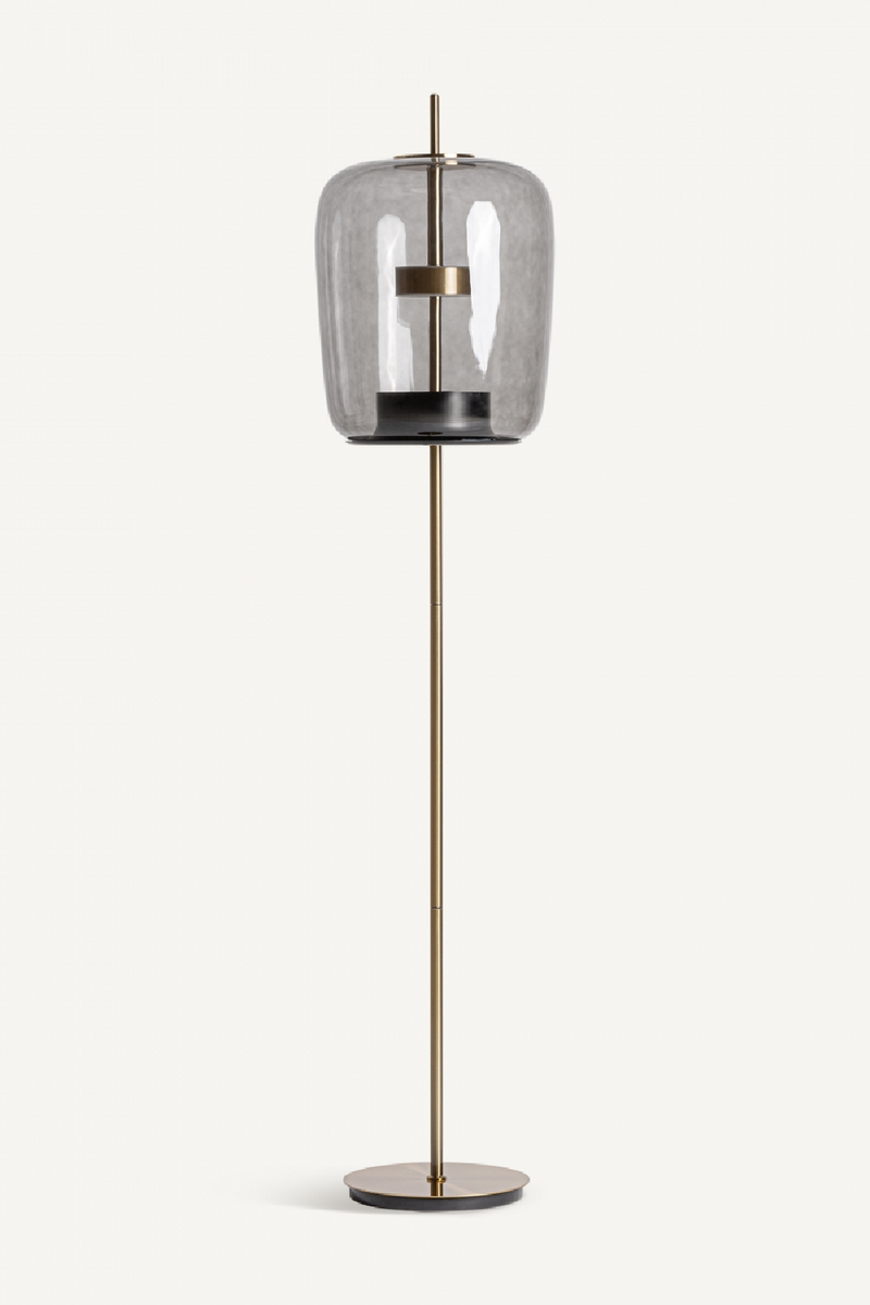 Smoked Glass Floor Lamp | Vical Home | Oroatrade.com