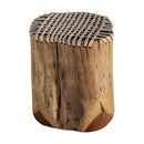 White Rope Wooden Side Table | Vical Home Obernai