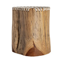 White Rope Wooden Side Table | Vical Home Obernai